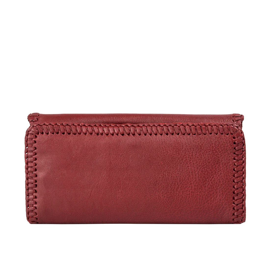 Amber W2 Red Leather Clutch Wallet - Image 3