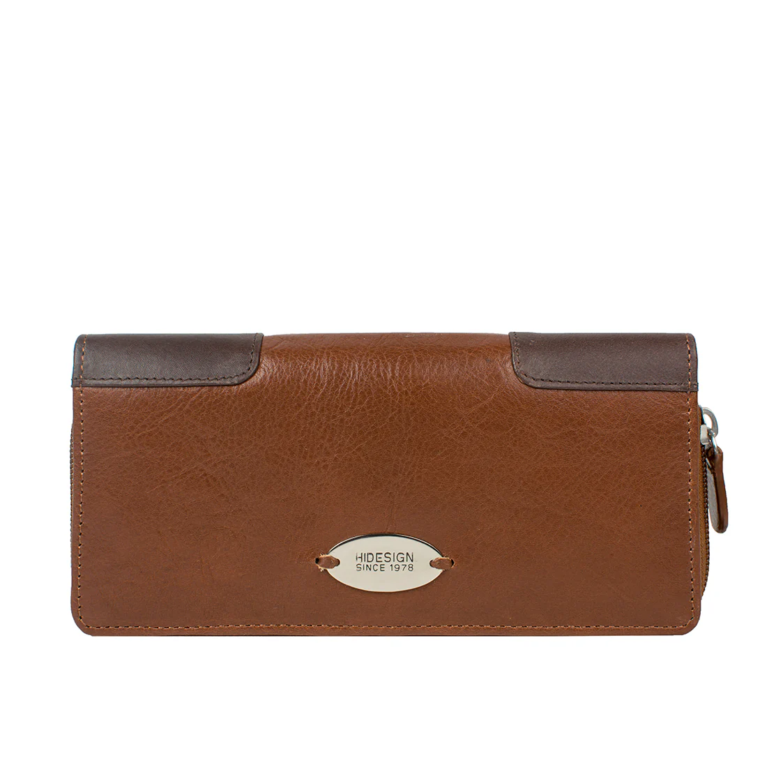 Amethyst W2 Tan Leather Bi-Fold Wallet
