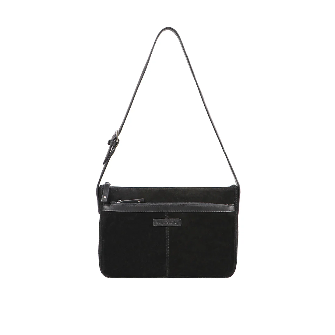 Amy 03 Black Leather Shoulder Bag