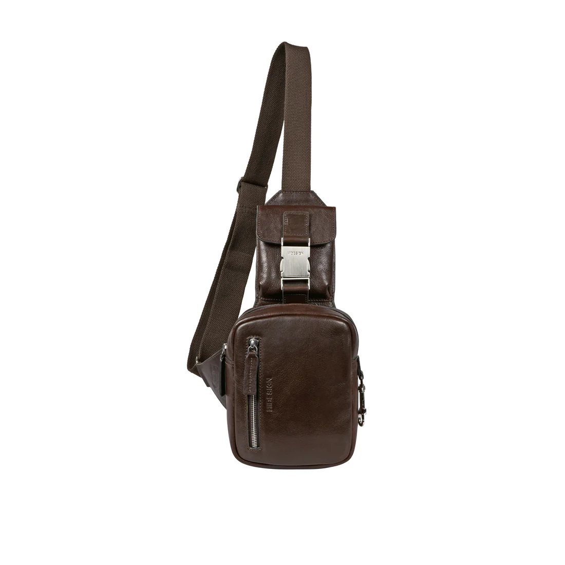Andover 01 Brown Leather Crossbody - Image 3