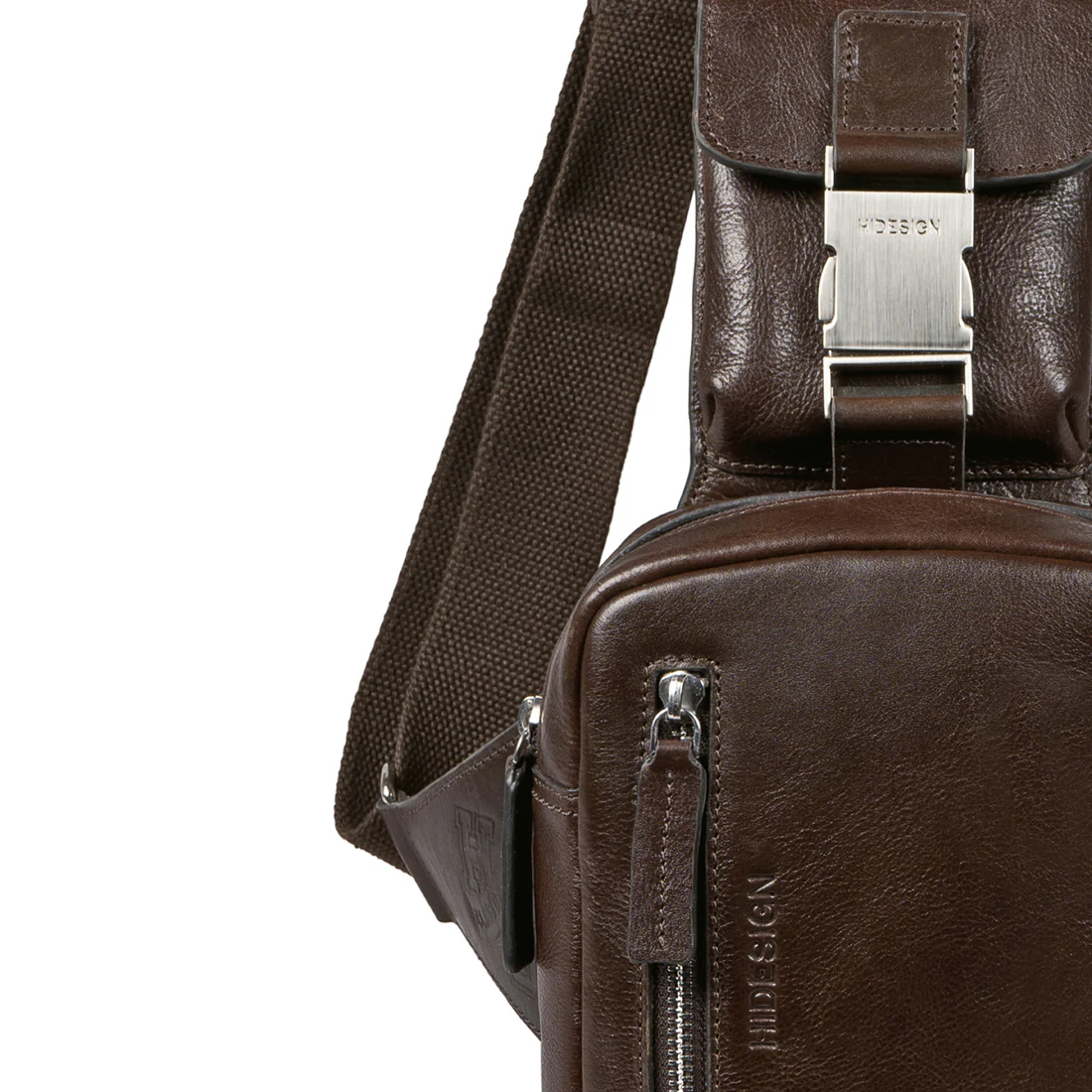 Andover 01 Brown Leather Crossbody - Image 6