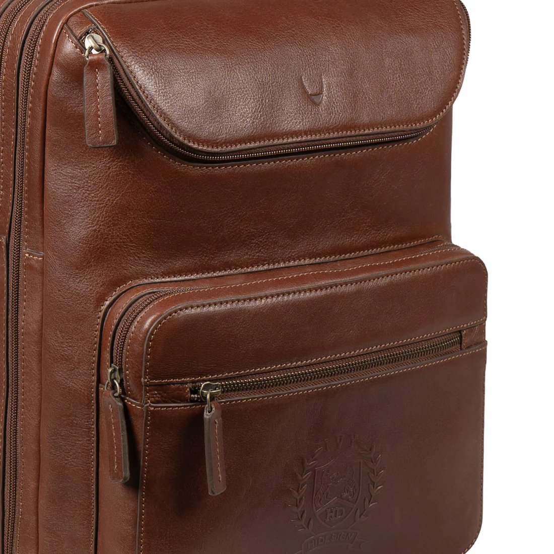 Andover 03 Tan Leather Backpack - Image 4