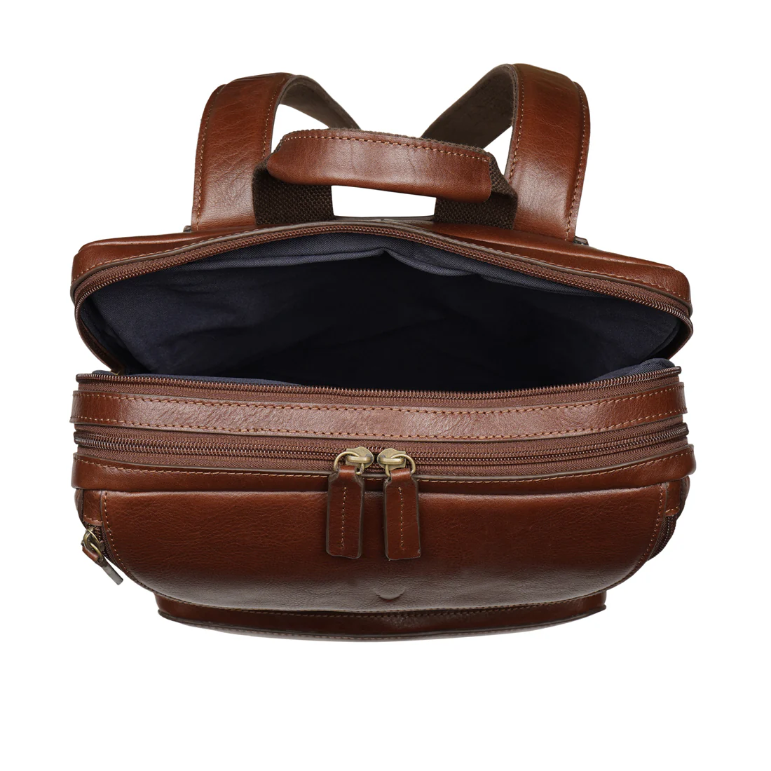 Andover 03 Tan Leather Backpack - Image 5