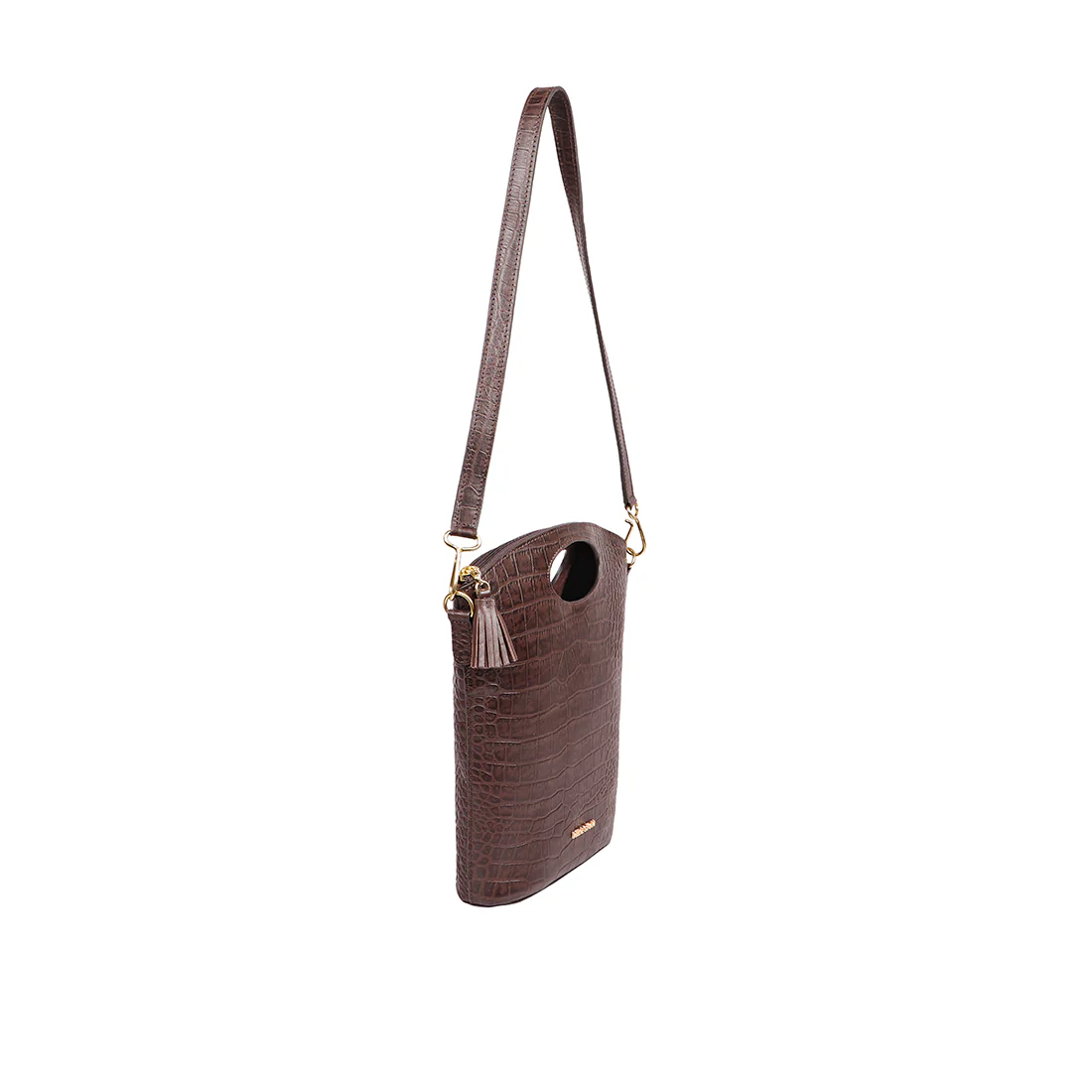Arica 04 Brown Leather Crossbody - Image 4