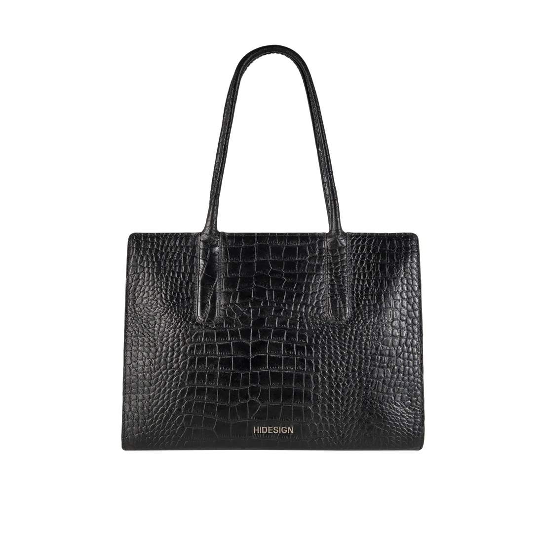 Arlette 02 Black Leather Shoulder Bag - Image 3