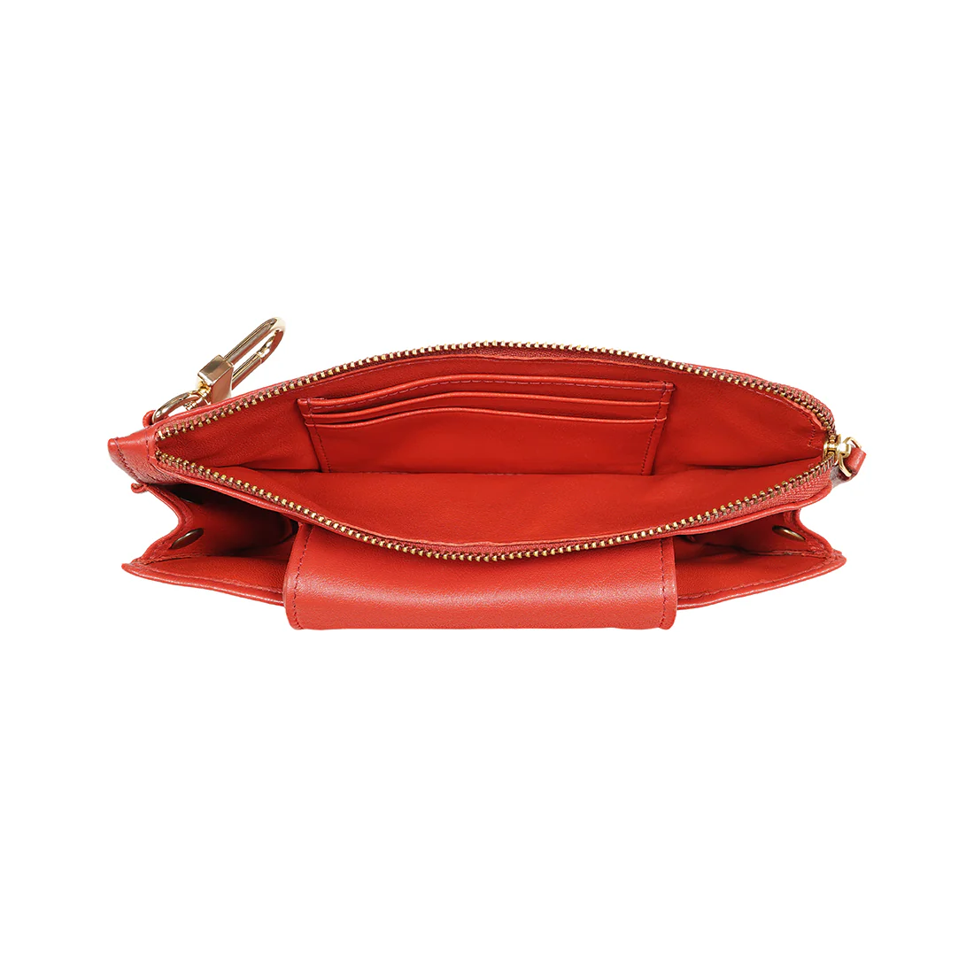 Arwen Red Leather Sunglass Pouch - Image 4