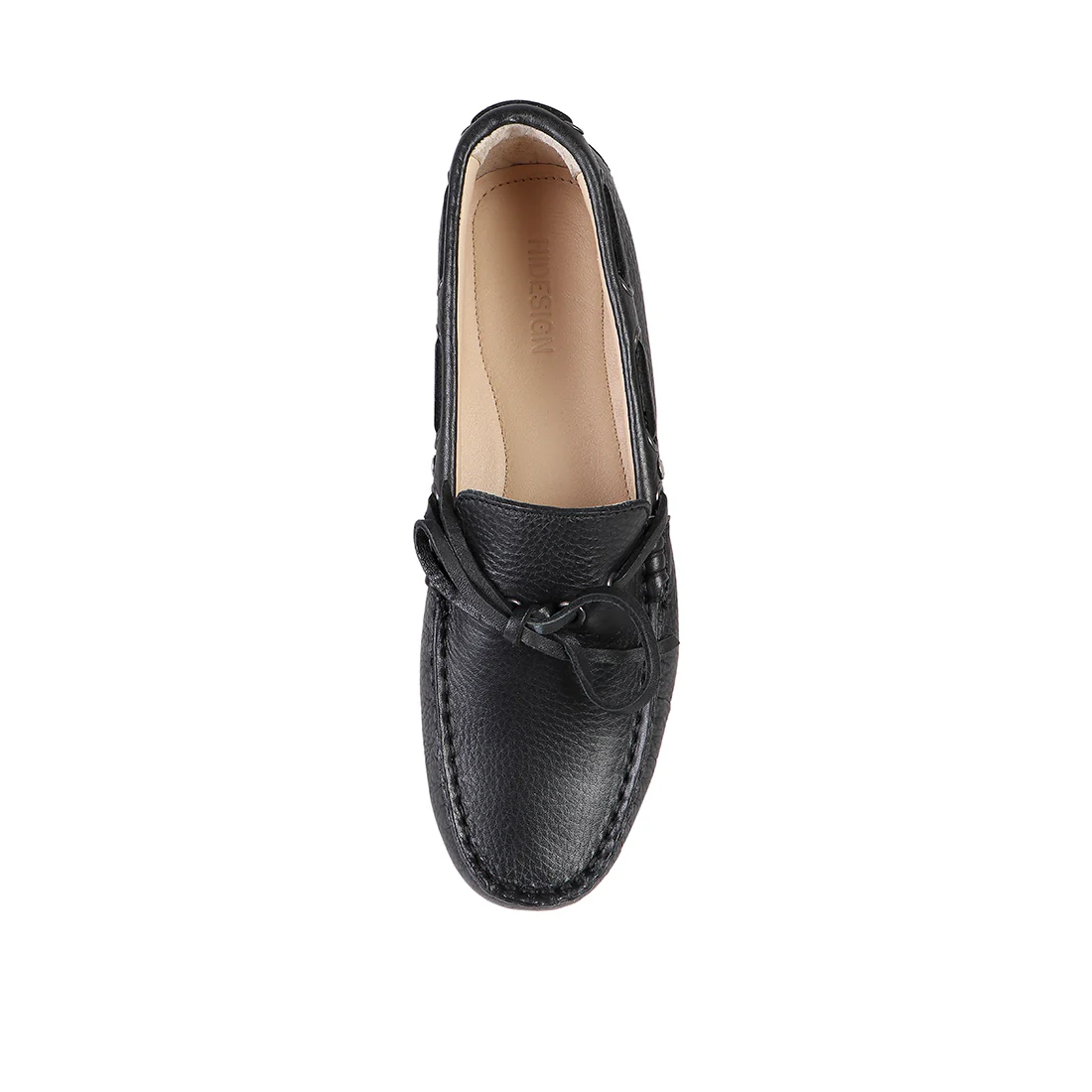 Arya Women's Black Leather Slip On - Image 5