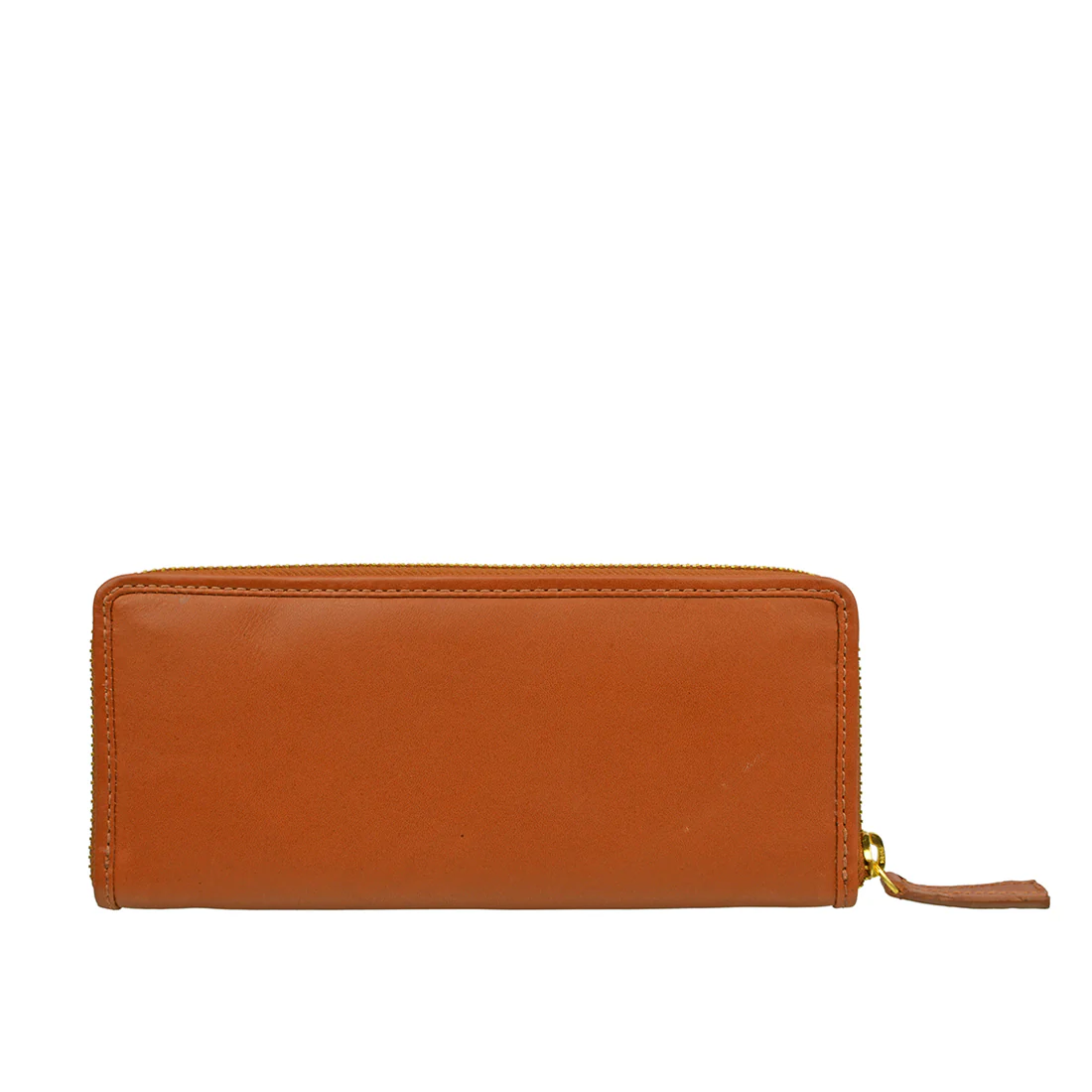 Ascot W1 Tan Leather Zip Around Wallet - Image 3