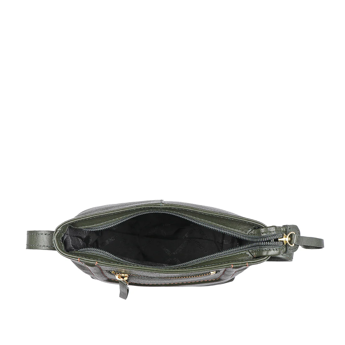 Aspen 02 Sb Green Leather Sling Bag - Image 5