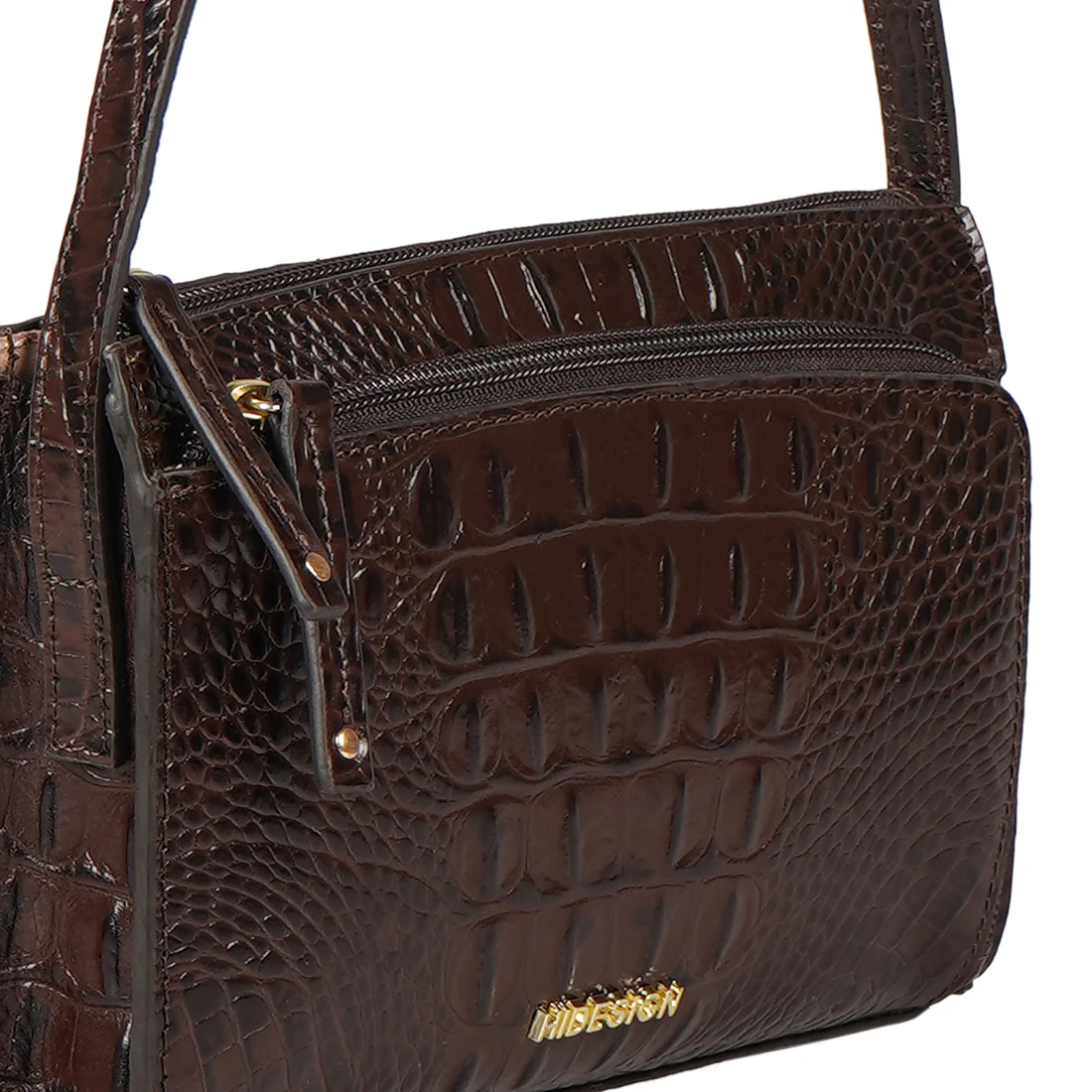 Astrid 02 Brown Leather Crossbody - Image 4