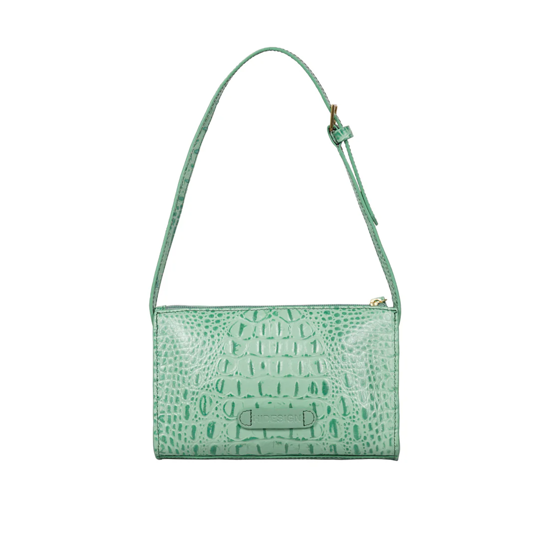 Astrid 02 Green Leather Crossbody - Image 3