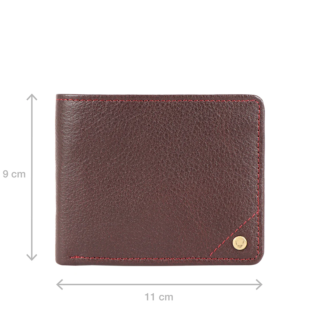 Asw004 Brown Leather Bi-Fold Wallet - Image 3