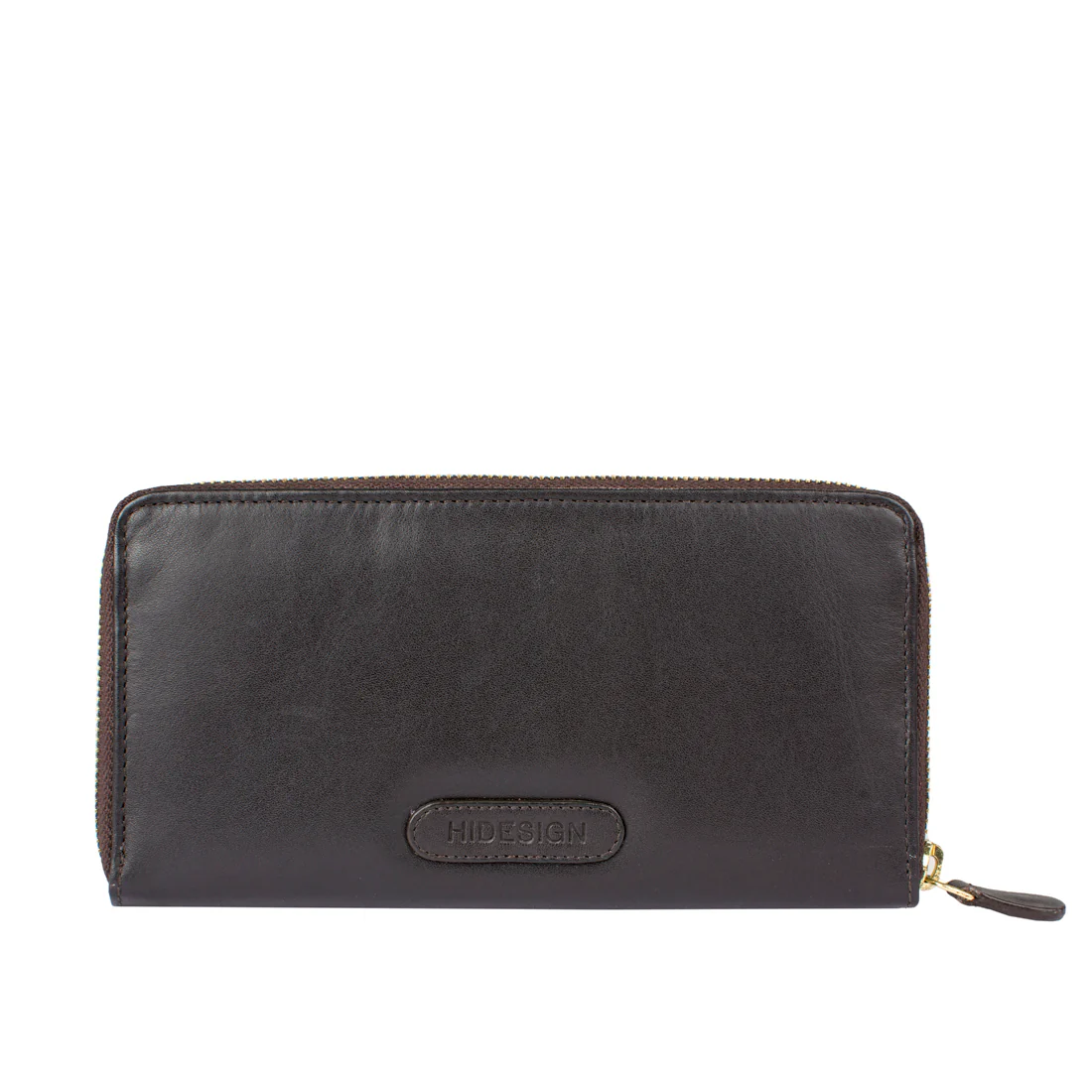 Atlanta  Brown Leather Zip Around Wallet - Image 4