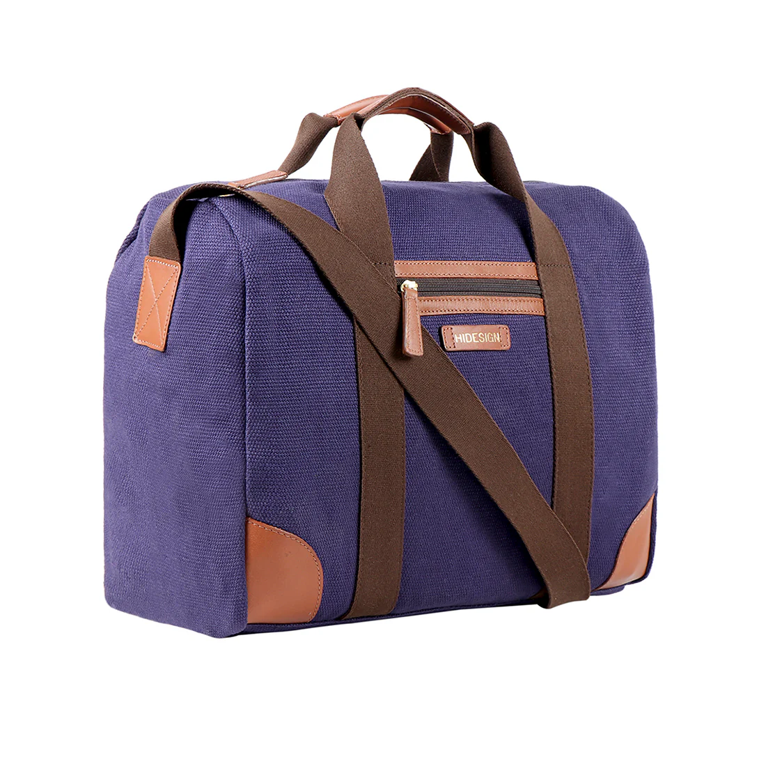Fb Aventura 01 Purple Leather Duffle Bag - Image 2