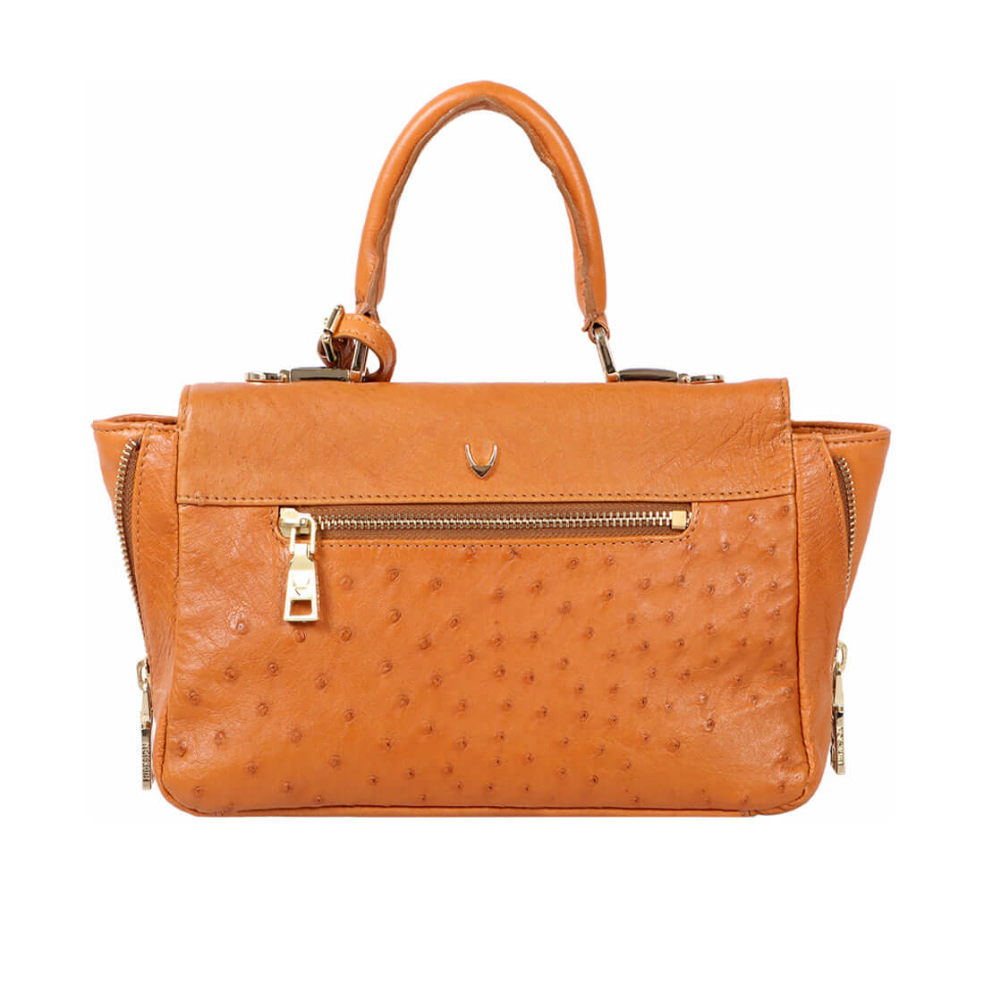 Azur Tan Leather Satchel - Image 3