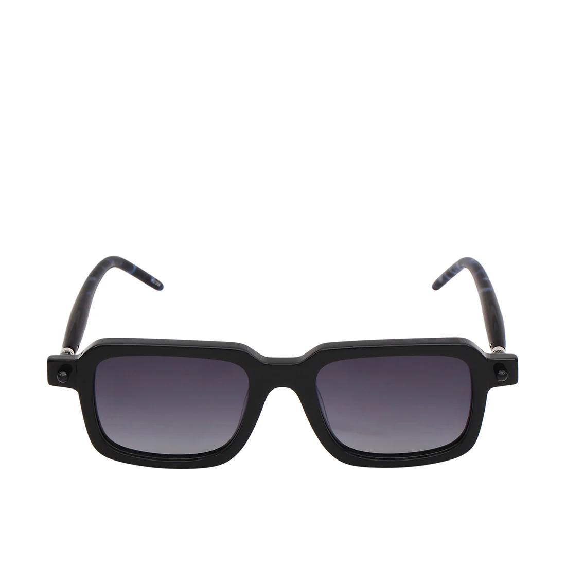 Barbados Men's Black Wayfarer Sunglasses - Image 3