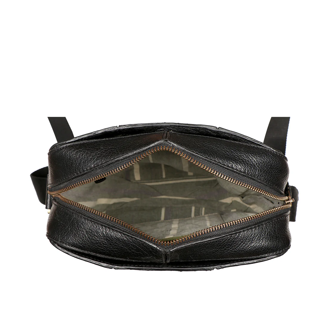 Bawa 01 Black Leather  Crossbody - Image 4