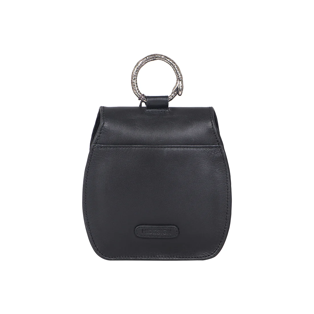 Beatrix 01 Black Leather Sling Bag - Image 4