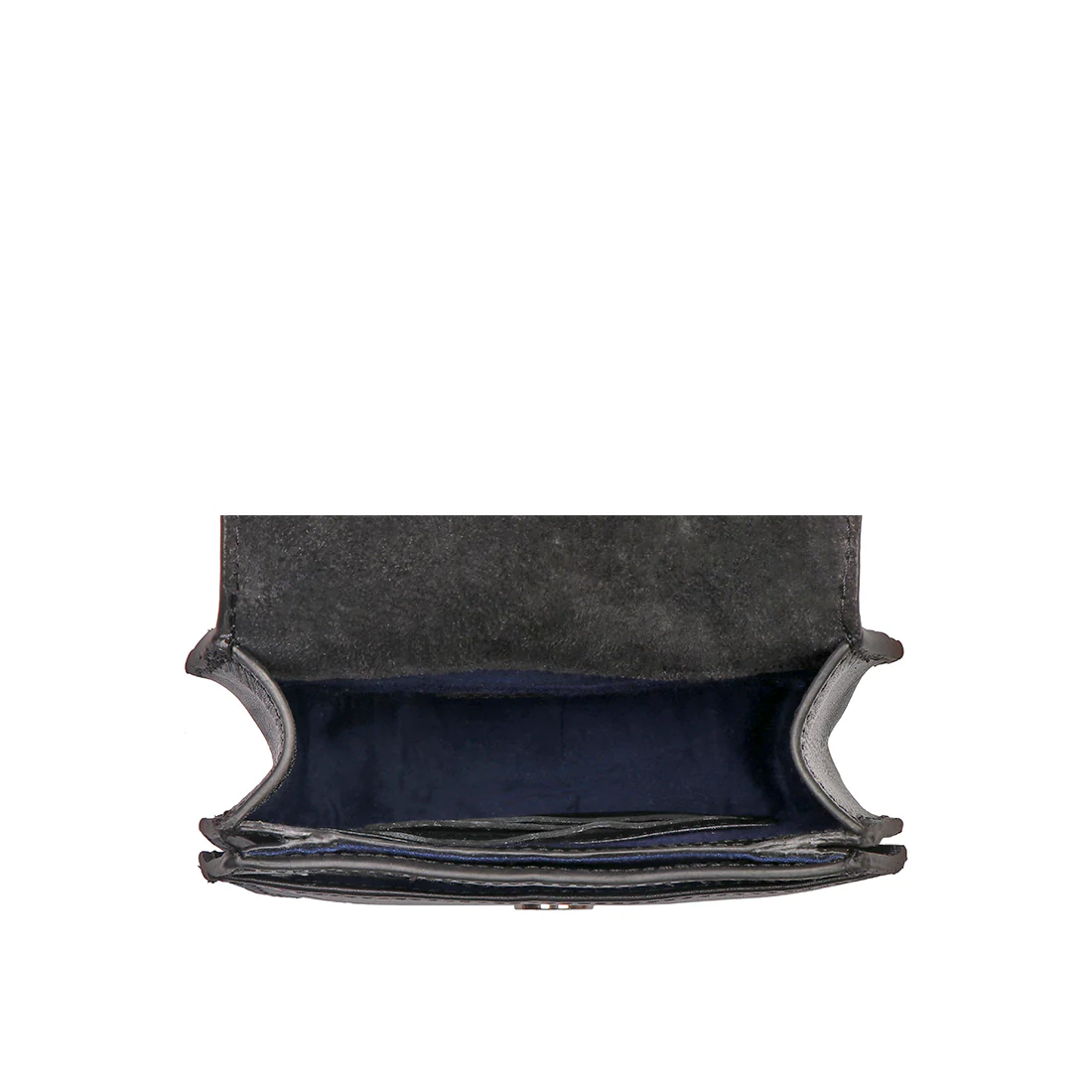 Beatrix 01 Black Leather Sling Bag - Image 5