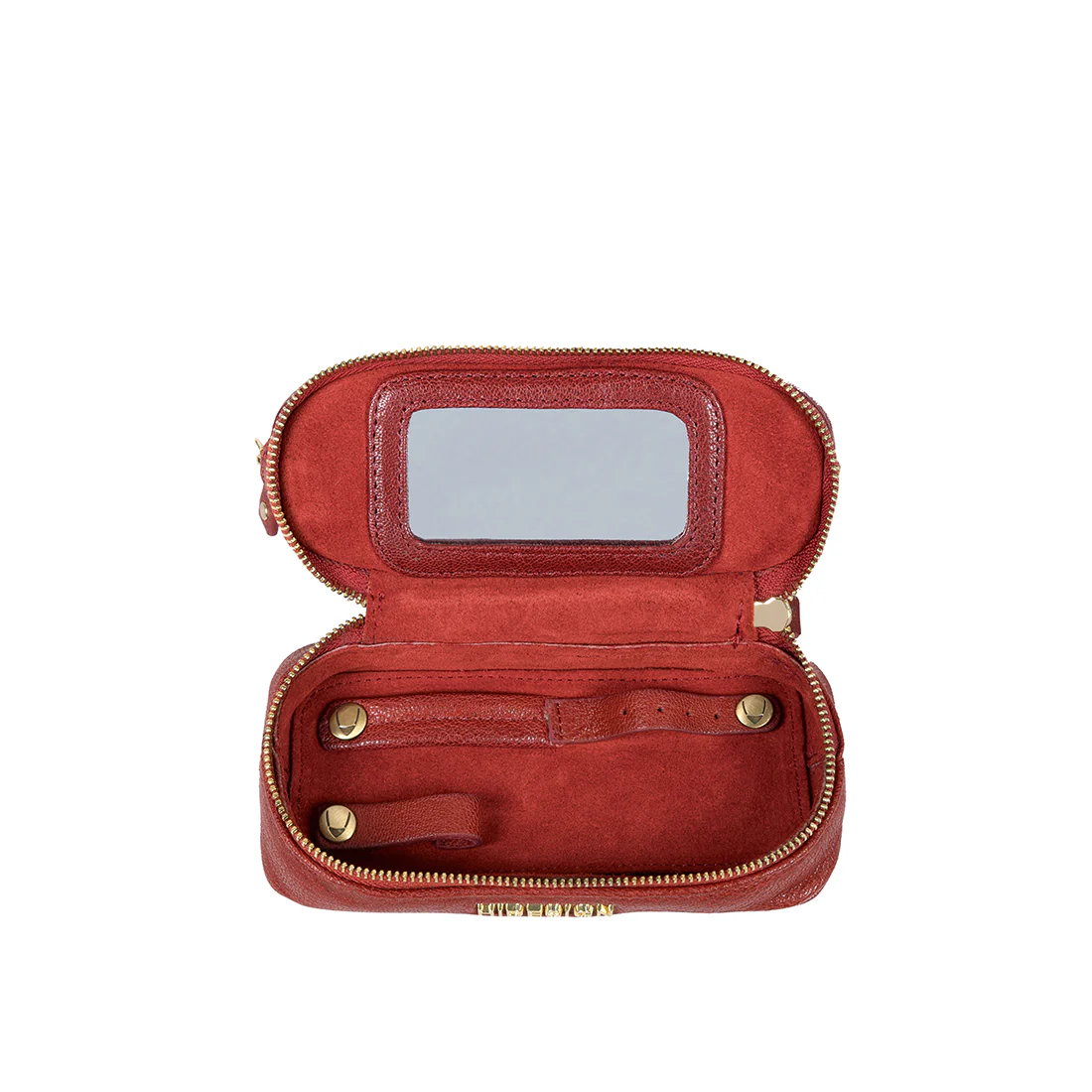Bella Red Leather Jewellery Organiser - Image 7