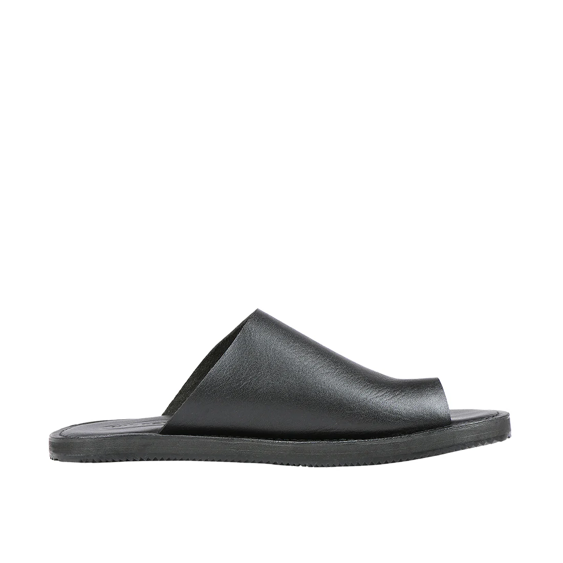 Ben Men's Black Leather Flats - Image 3