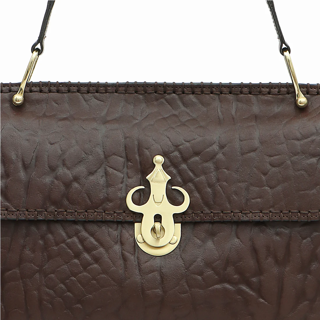 Berber - 03 Brown Leather Shoulder Bag - Image 4