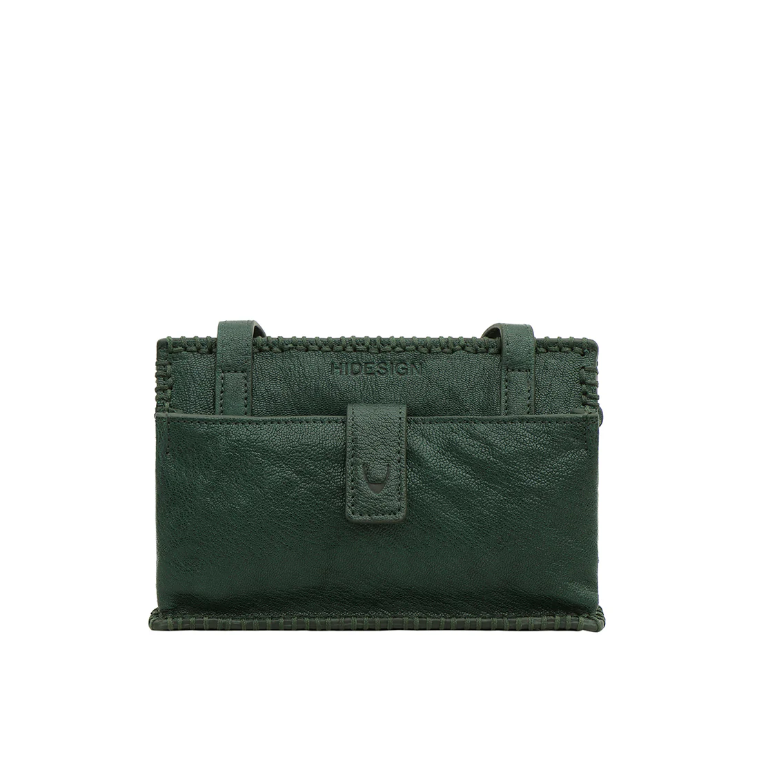 Berber W1 Green Leather Sling Wallet - Image 4