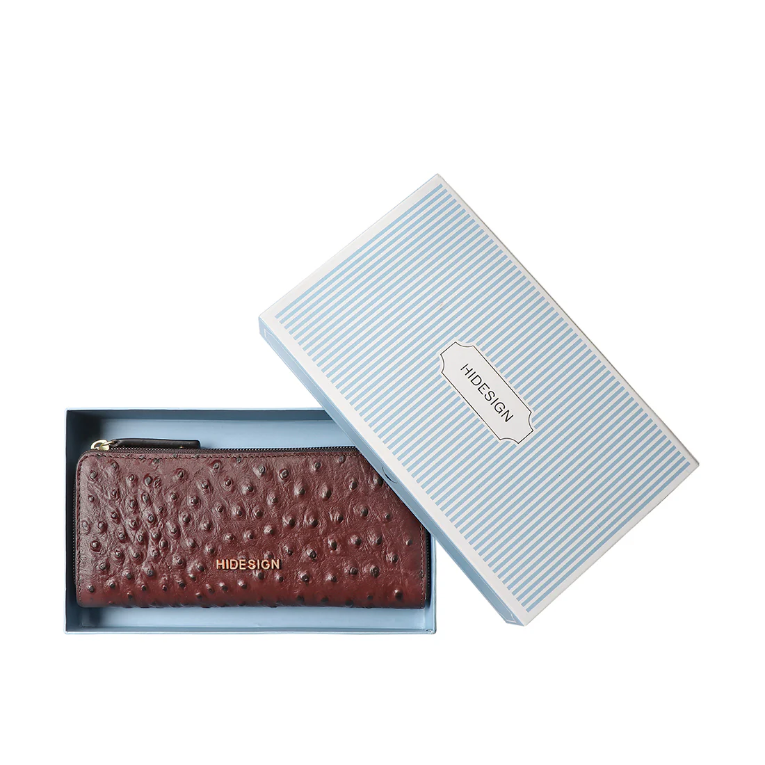 Beth W1 Brown Leather Zip Around Wallet - Image 7