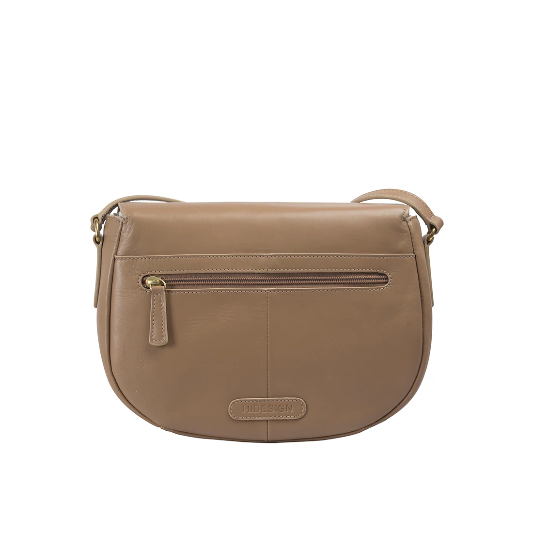 Big Nelly Nude Leather Crossbody - Image 4