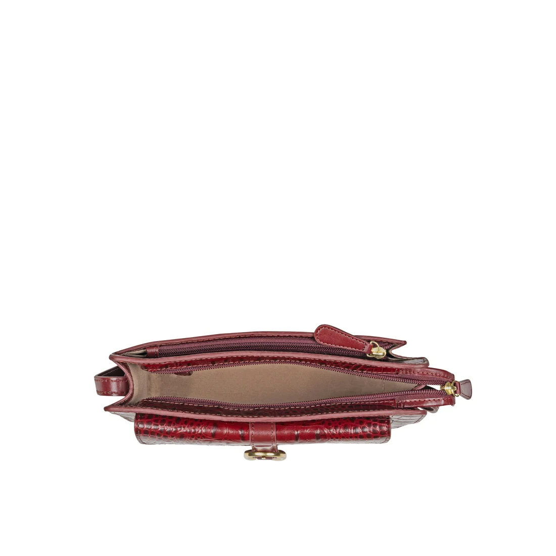 Blisse Red Leather Sling Bag - Image 14
