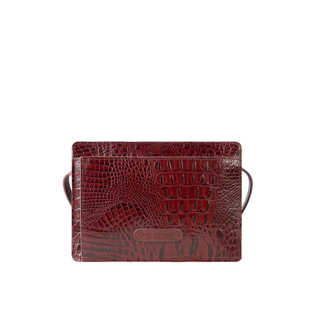 Blisse Red Leather Sling Bag - Image 5