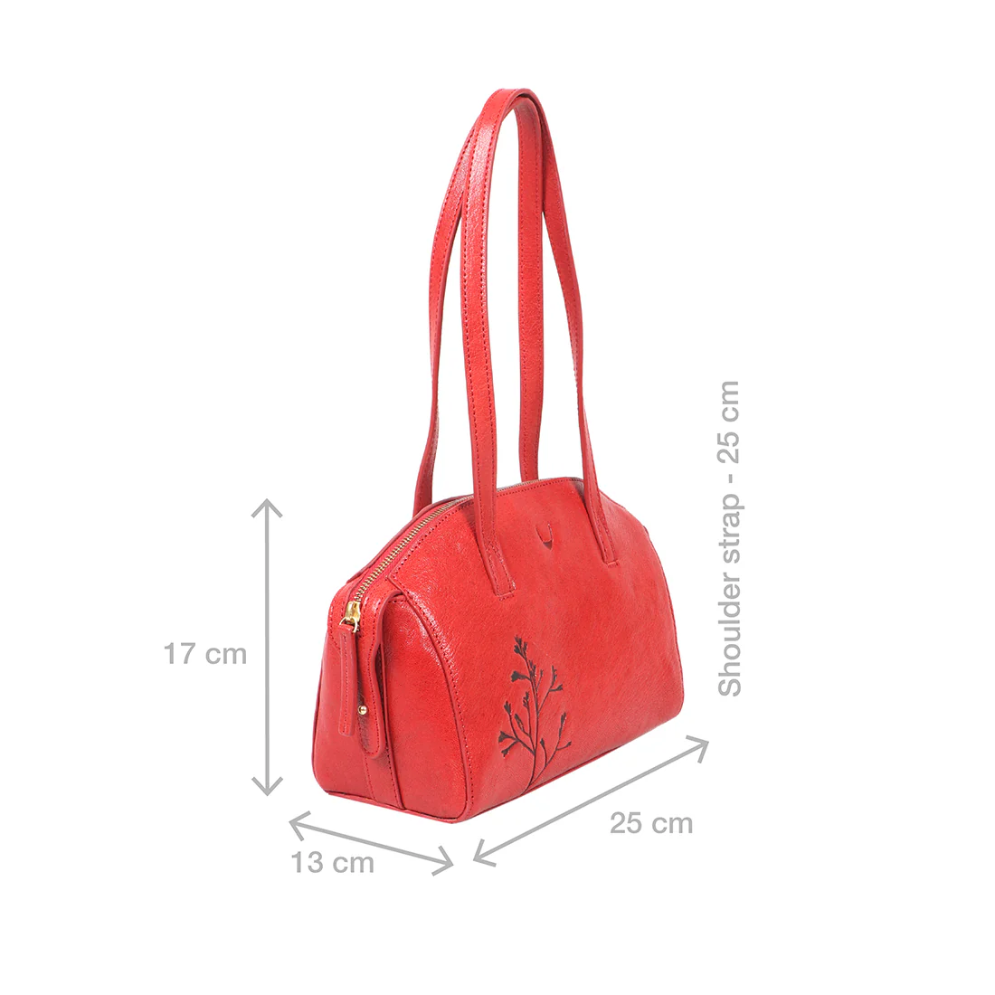 Bloom - 03 Red Leather Shoulder Bag - Image 3