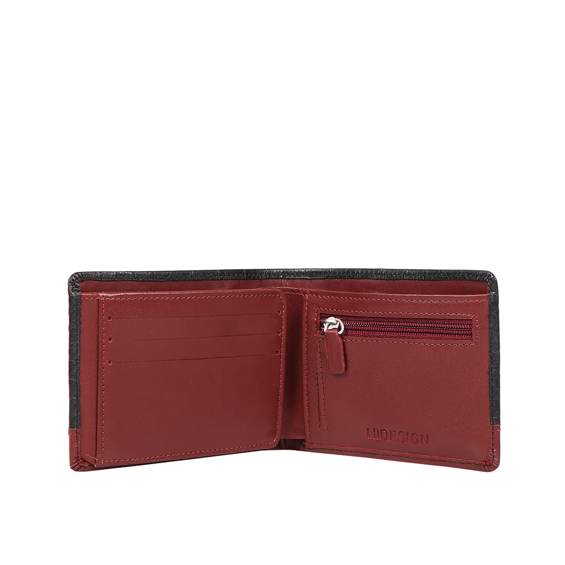 Bobby W4 Black Leather Bi-Fold Wallet - Image 2