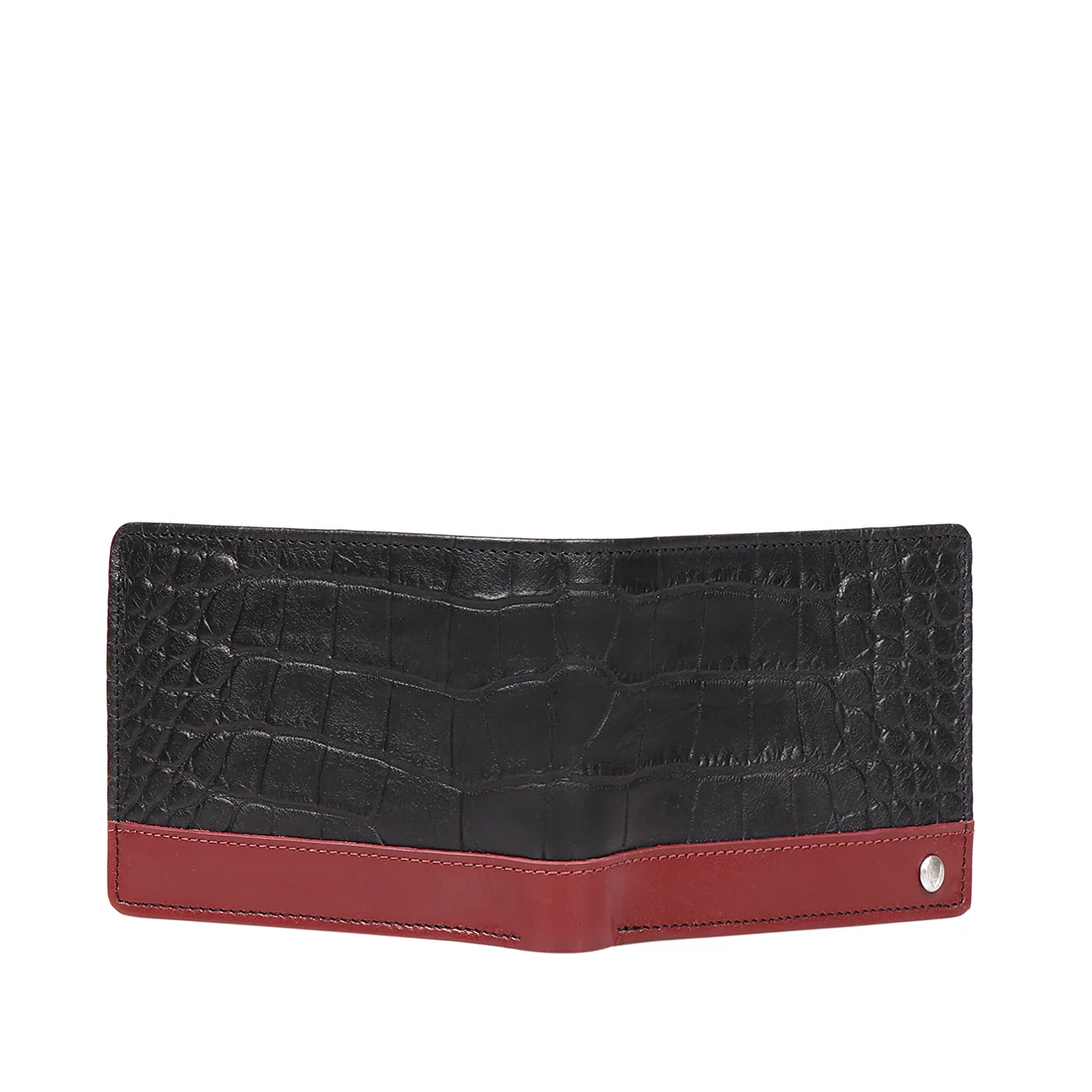 Bobby W4 Black Leather Bi-Fold Wallet - Image 5
