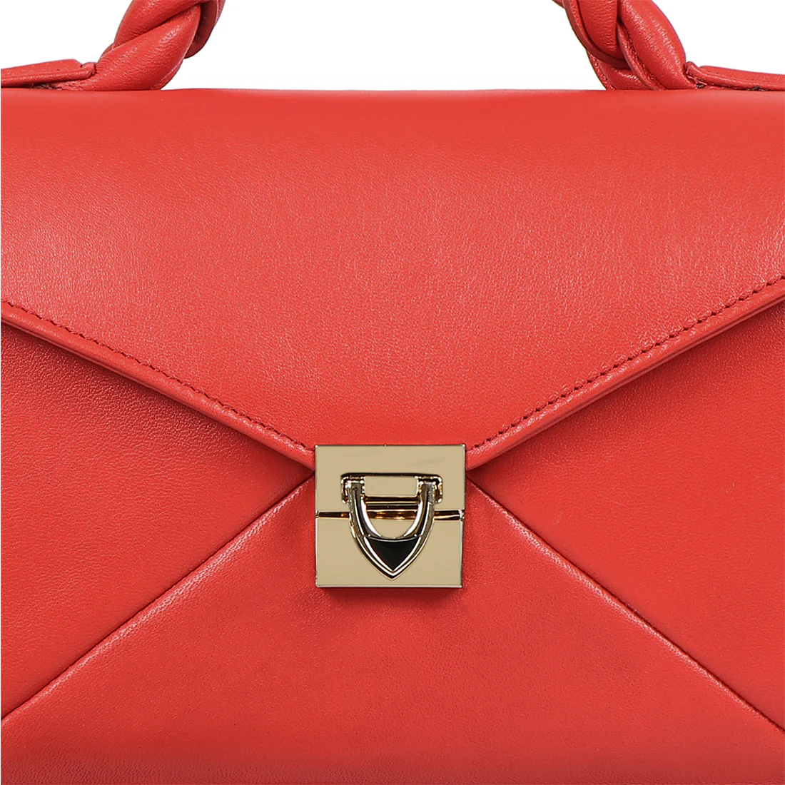 Bomba 02 Red Leather Sling Bag - Image 5