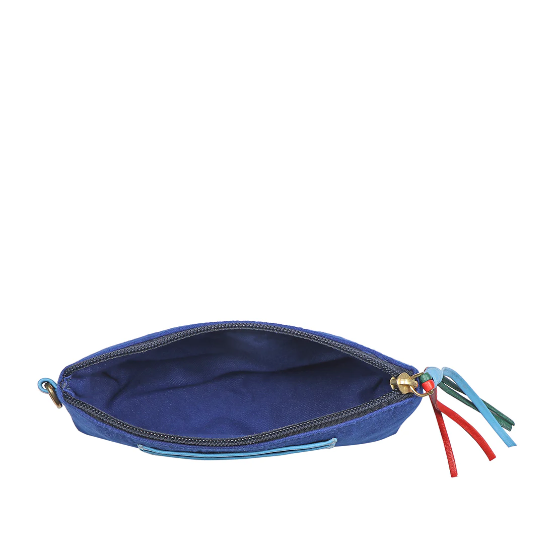 Bomba 03 Blue Leather Shoulder Bag - Image 7