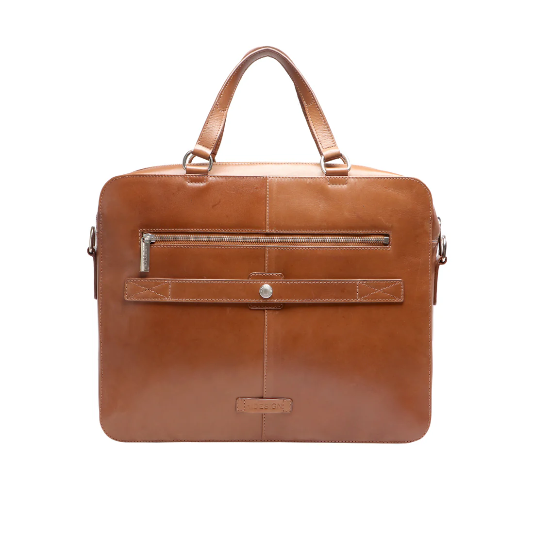 Bond 01 Tan Leather Briefcase - Image 2