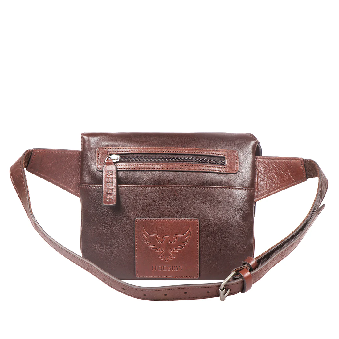 Bose 01 Brown Leather  Belt Bag - Image 3