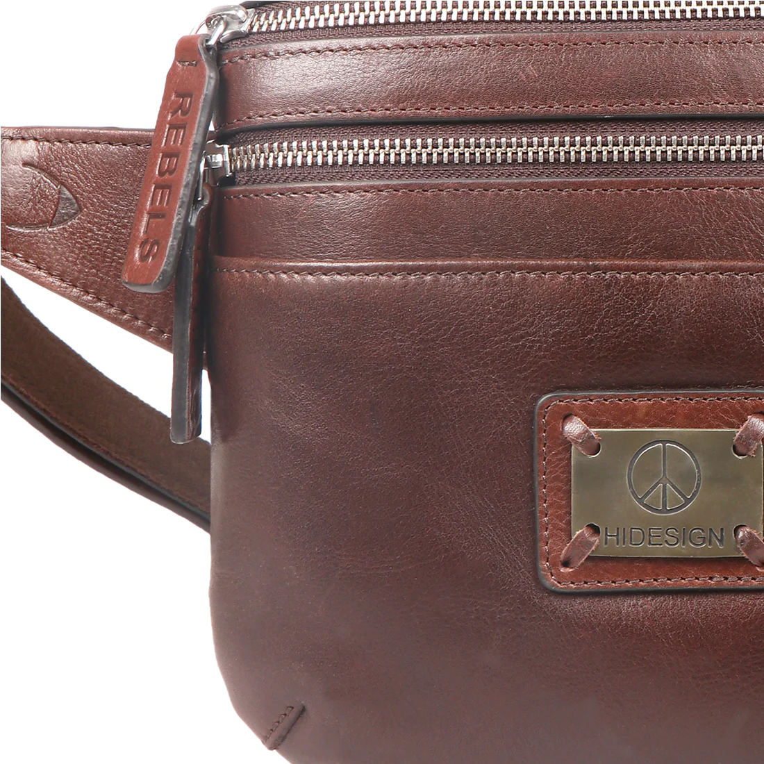 Bose 01 Brown Leather  Belt Bag - Image 4