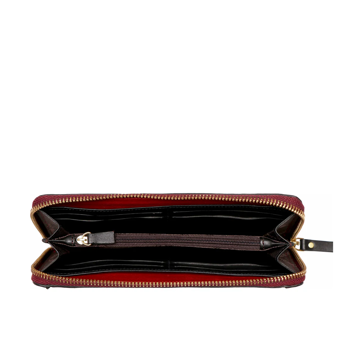 Boss W1 Brown Leather Zip Around Wallet - Image 3