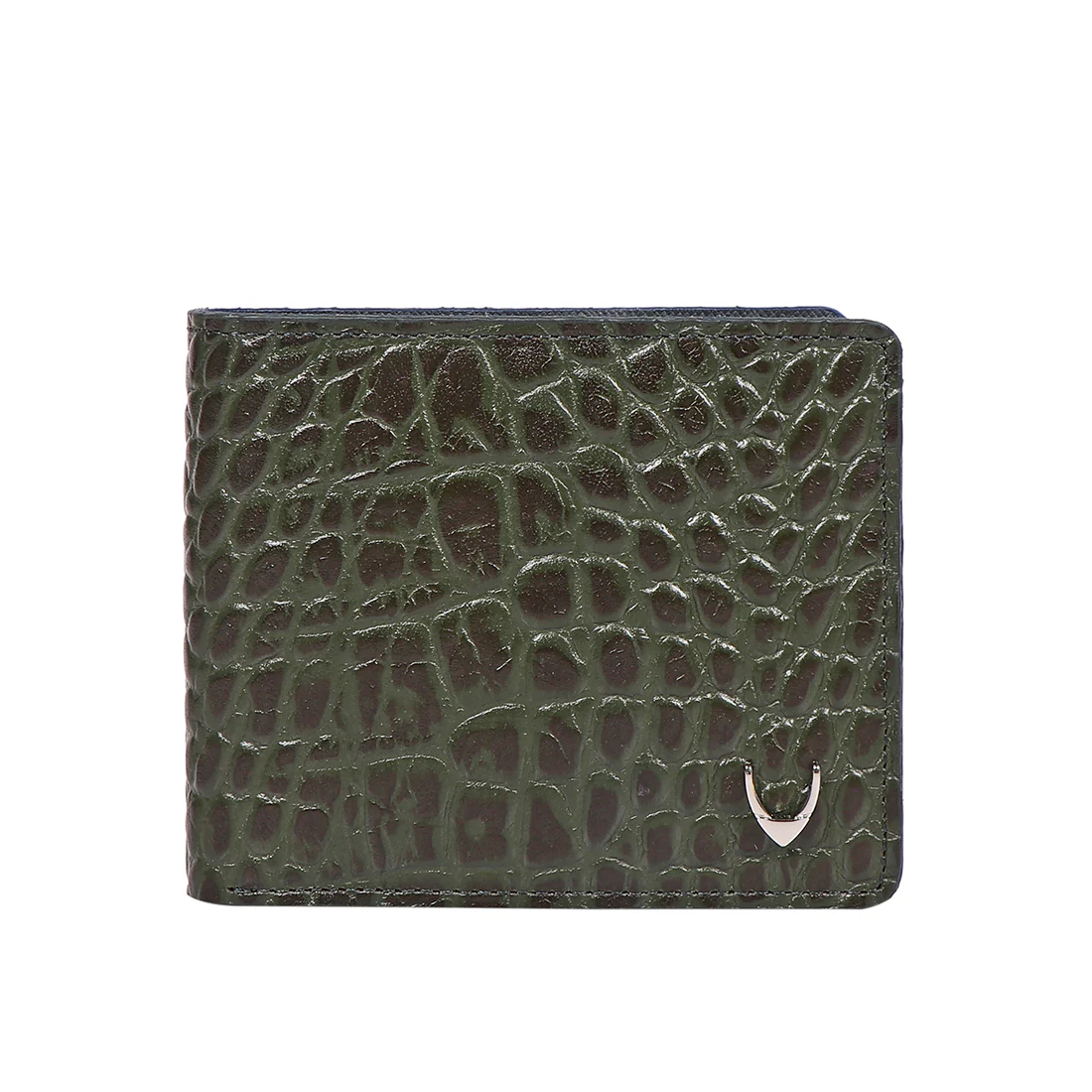 Boston W1 Green Leather Bi-Fold Wallet - Image 4