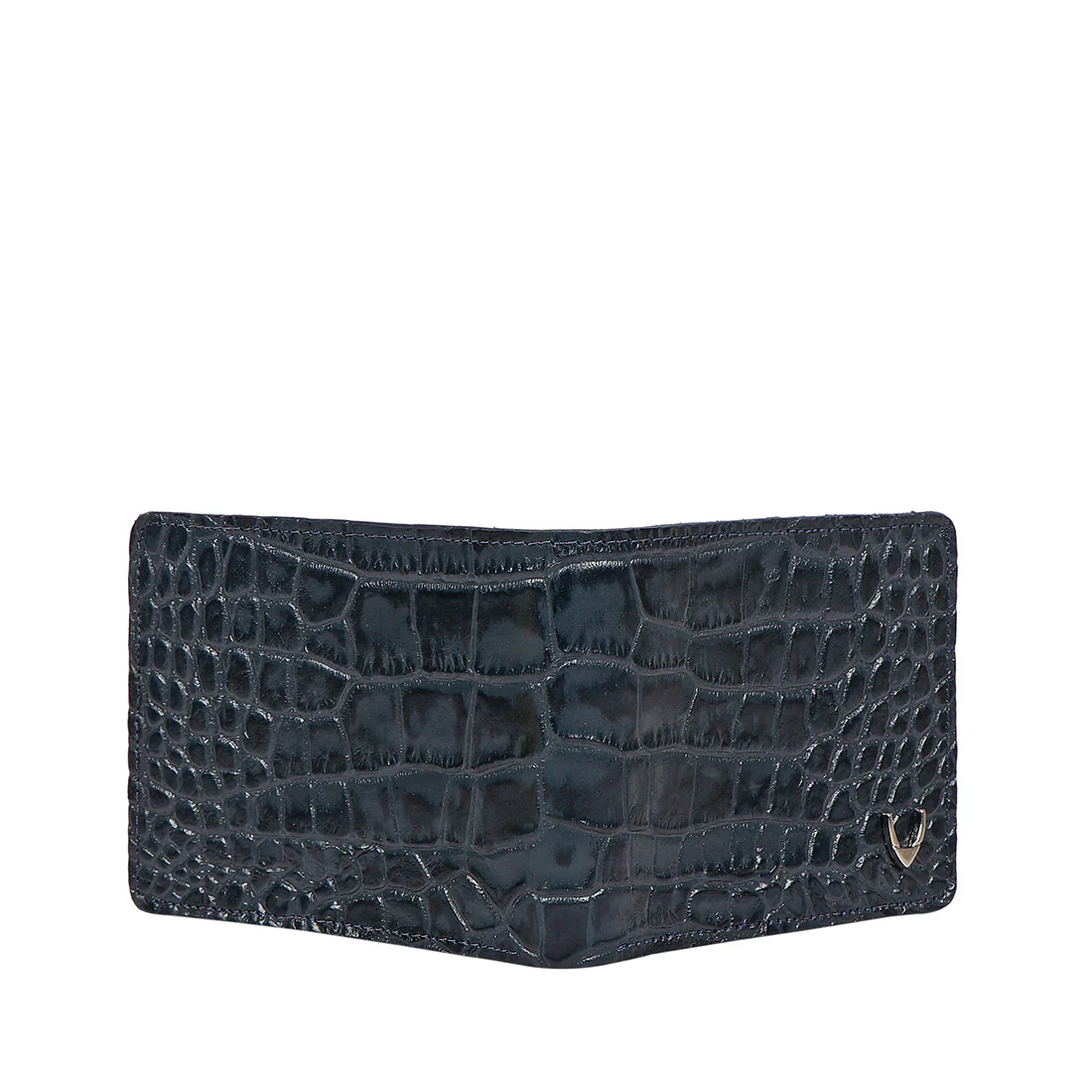 Boston W2 Blue Leather Bi-Fold Wallet - Image 5