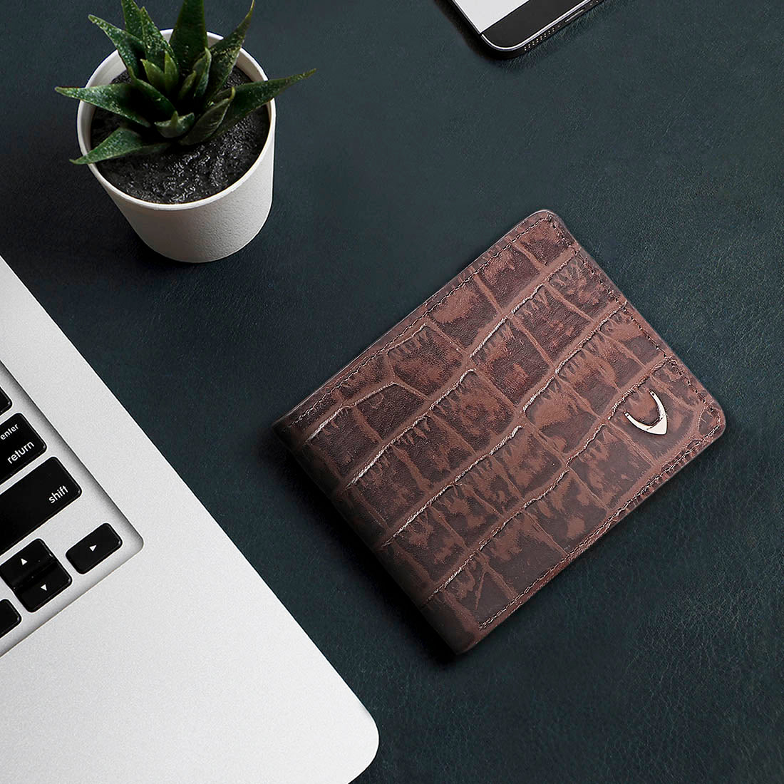 Boston W2 Brown Leather Bi-Fold Wallet - Image 2
