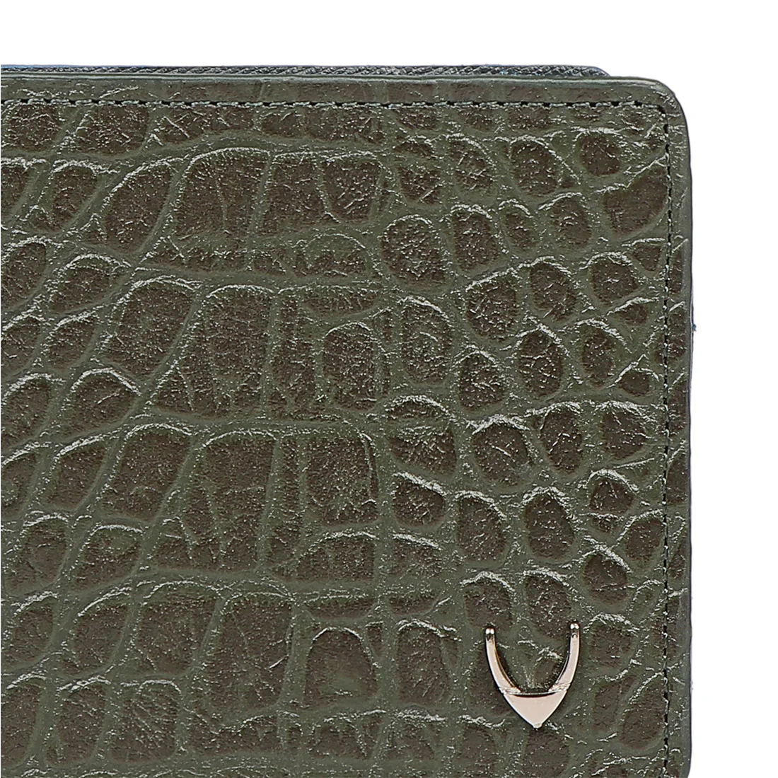 Boston W2 Green Leather Bi-Fold Wallet - Image 6