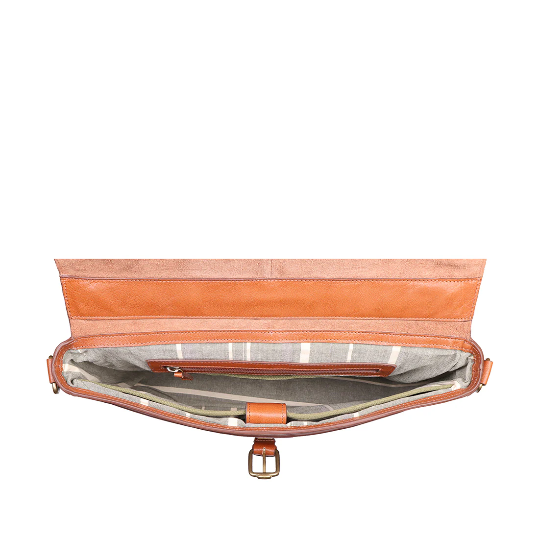 Boulder 02 Tan Leather Briefcase - Image 6