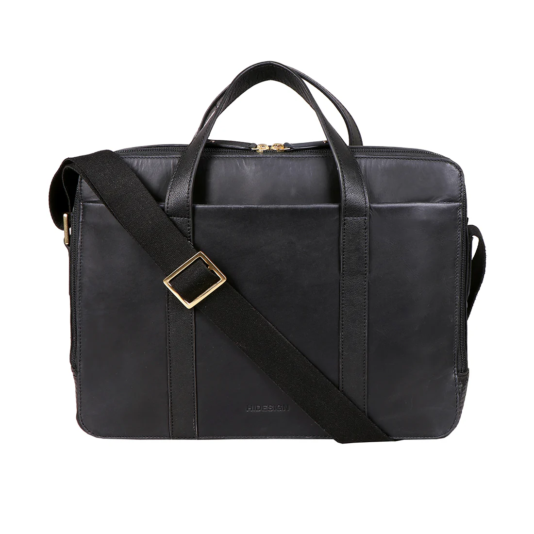 Boulevard 08 Sb Black Leather  Briefcase - Image 2