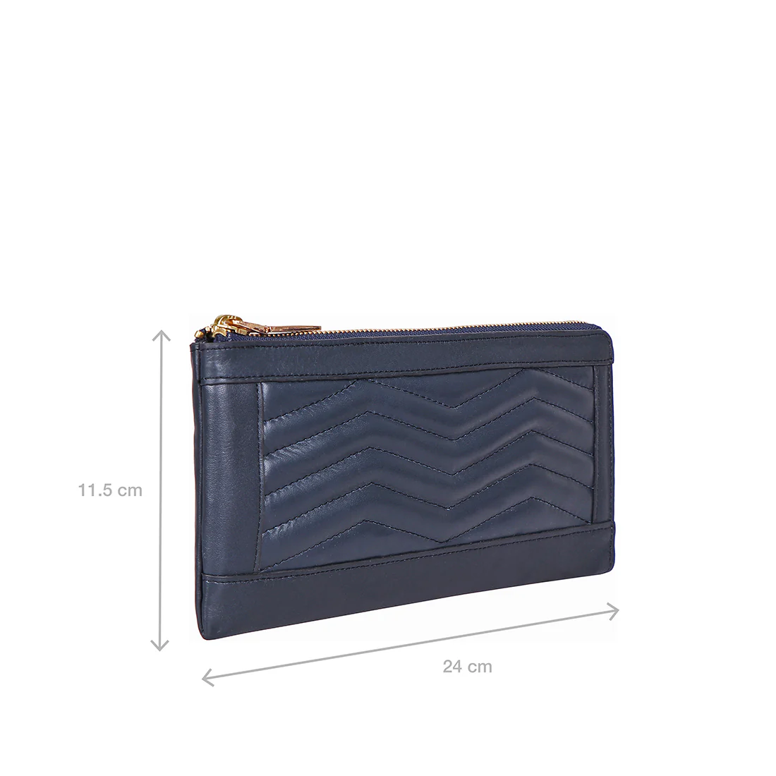 Boulevard W1 Sb Blue Leather Sling Wallet - Image 3