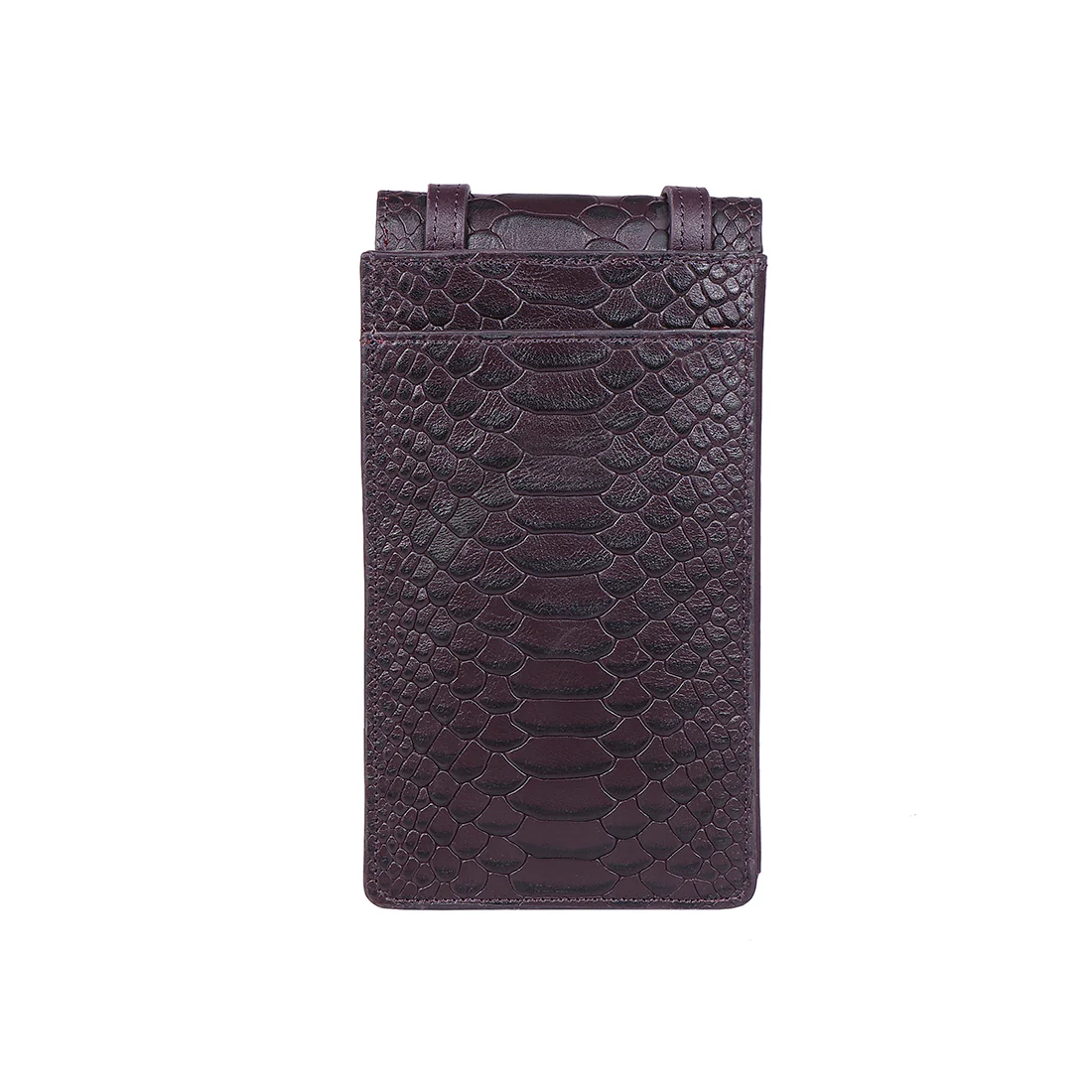 Boulevard W4 Sb Violet Leather Sling Wallet - Image 4