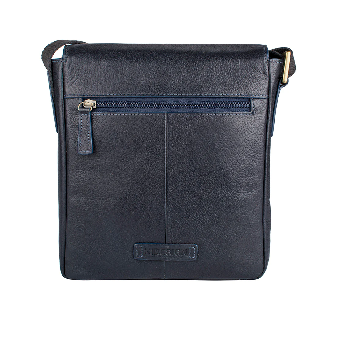 Bowfell 01 Blue Leather Crossbody - Image 3