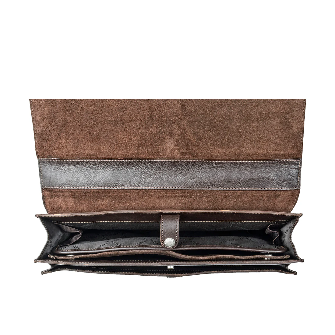 Brad Brown Leather  Briefcase - Image 4